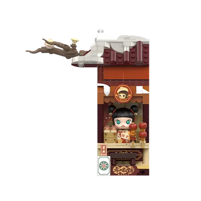 Wealthy Snake's New Year Celebration - Fortunate Hand Series Block Figures (open box)