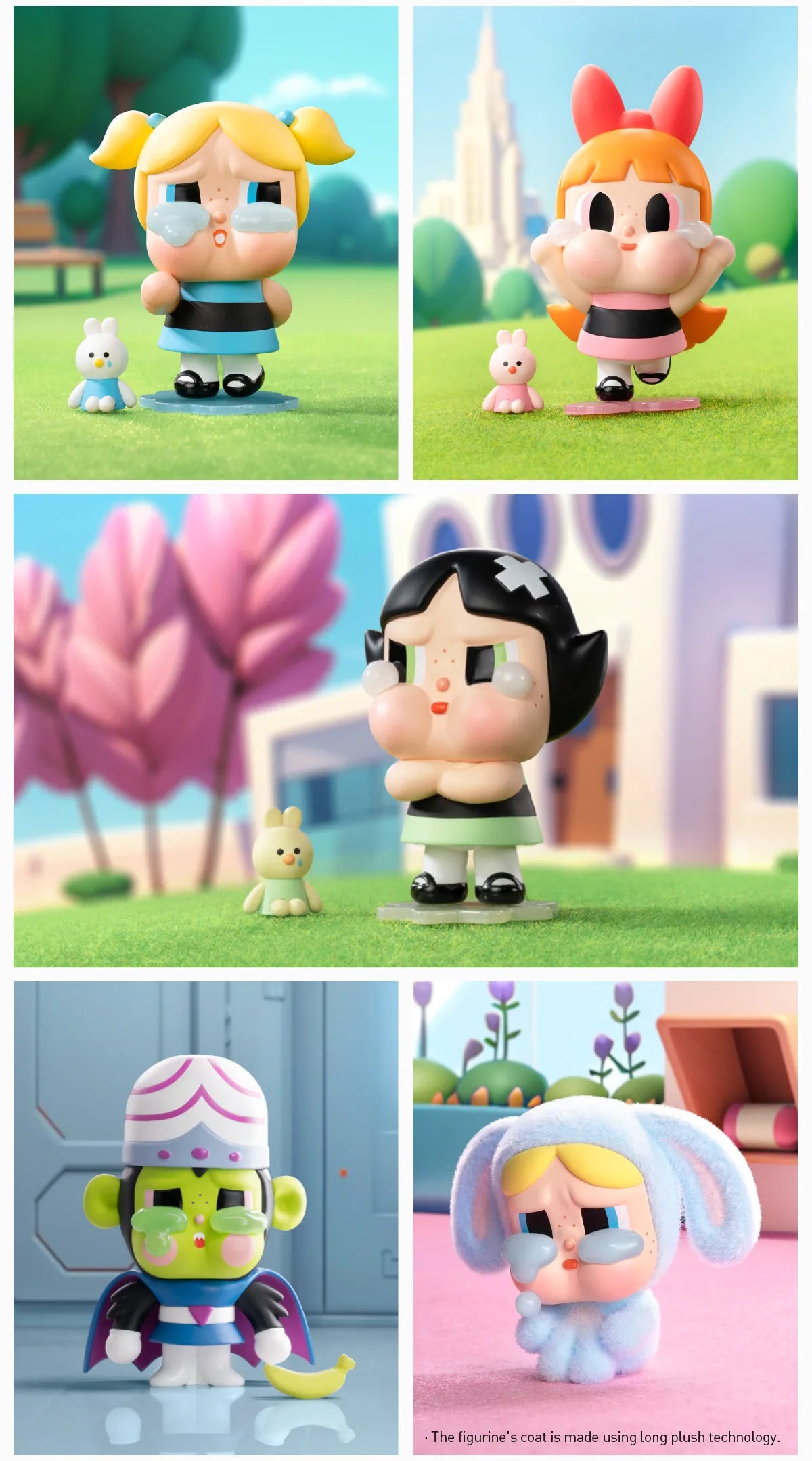 CRYBABY x Powerpuff Girls Series Figures (open box)