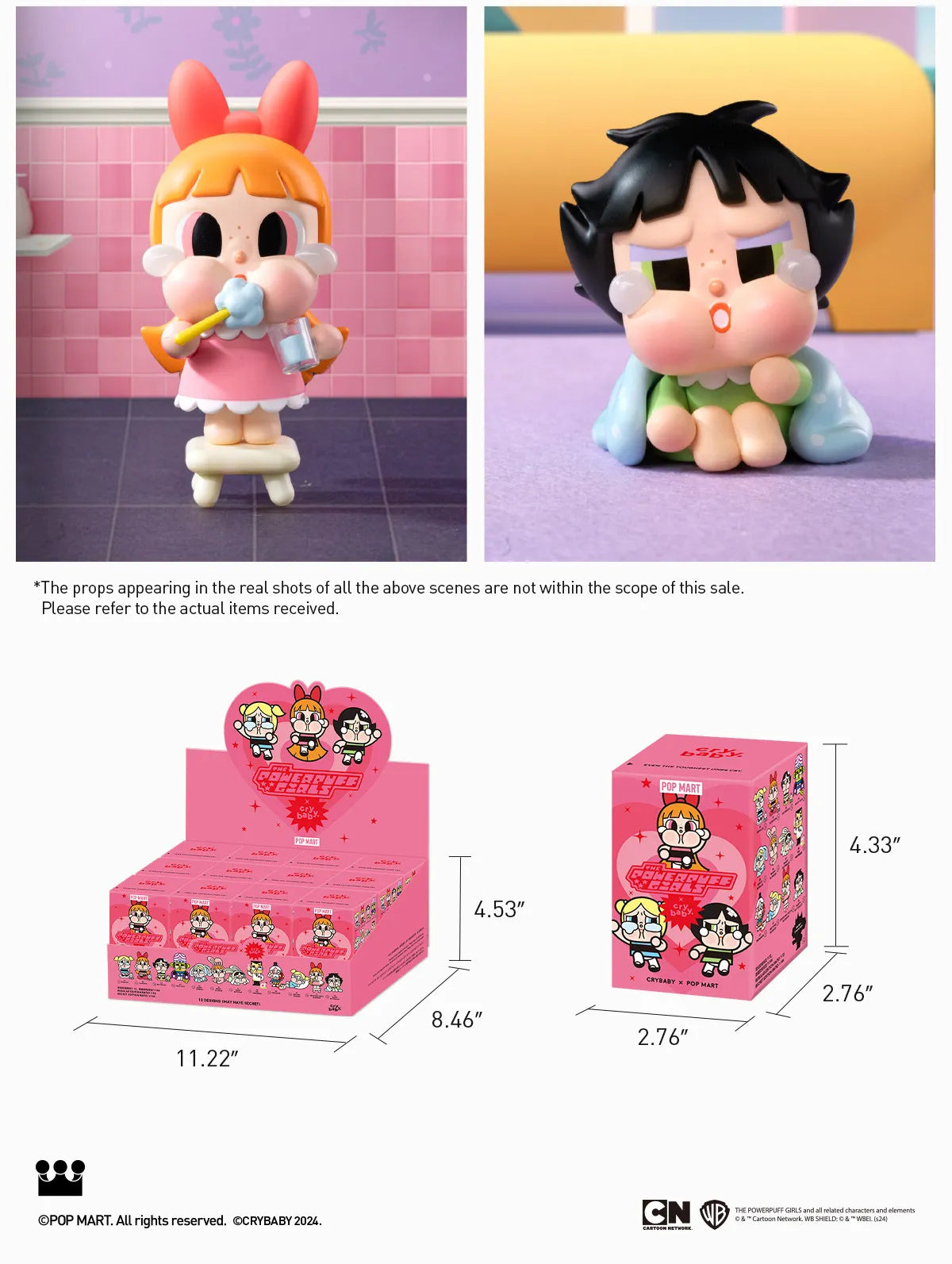 CRYBABY x Powerpuff Girls Series Figures (open box)