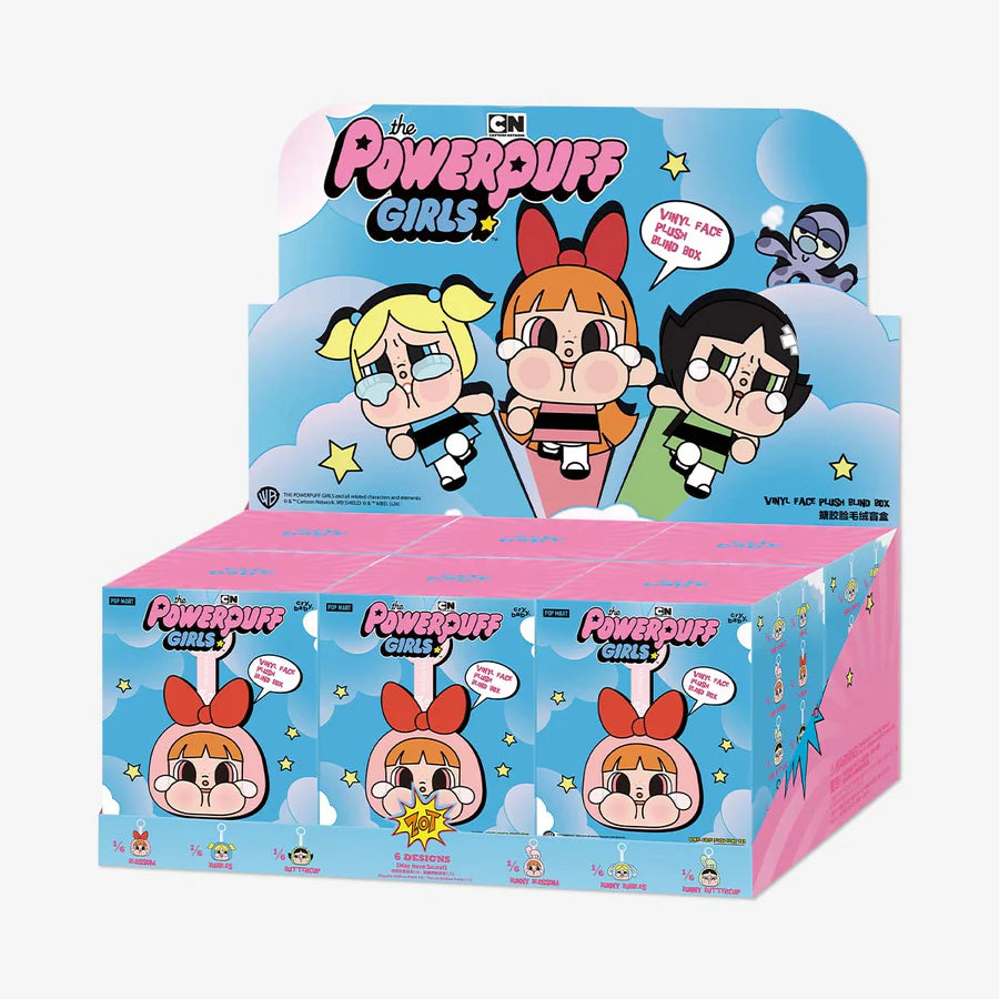 CRYBABY x Powerpuff Girls Series-Vinyl Face Plush Blind Box (open box)