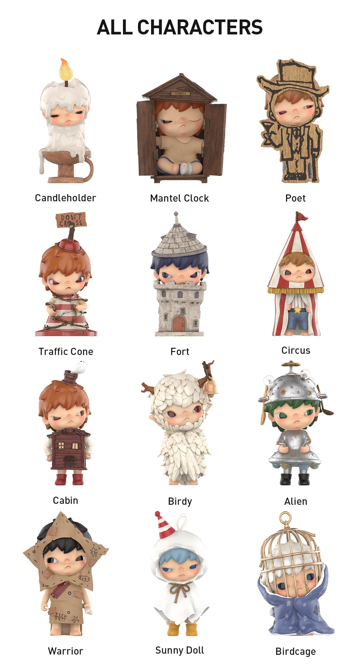 POP MART Hirono Shelter Series Figures - full set of 12