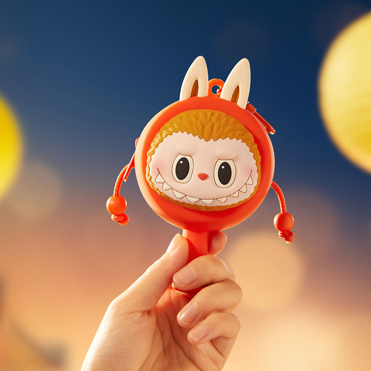 POP MART THE MONSTERS Let's Have Fun Together Series-Rattle-drum Earphone Case