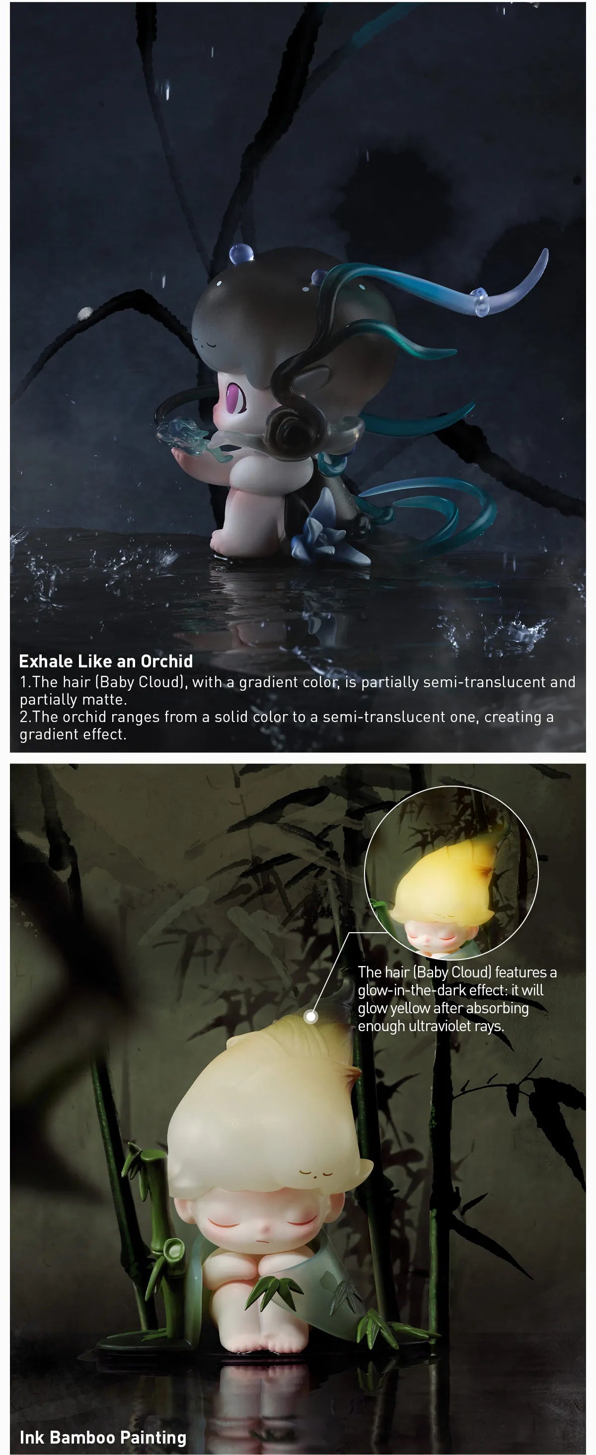 DlMOO Stories in the Cup Series Figures (open box)