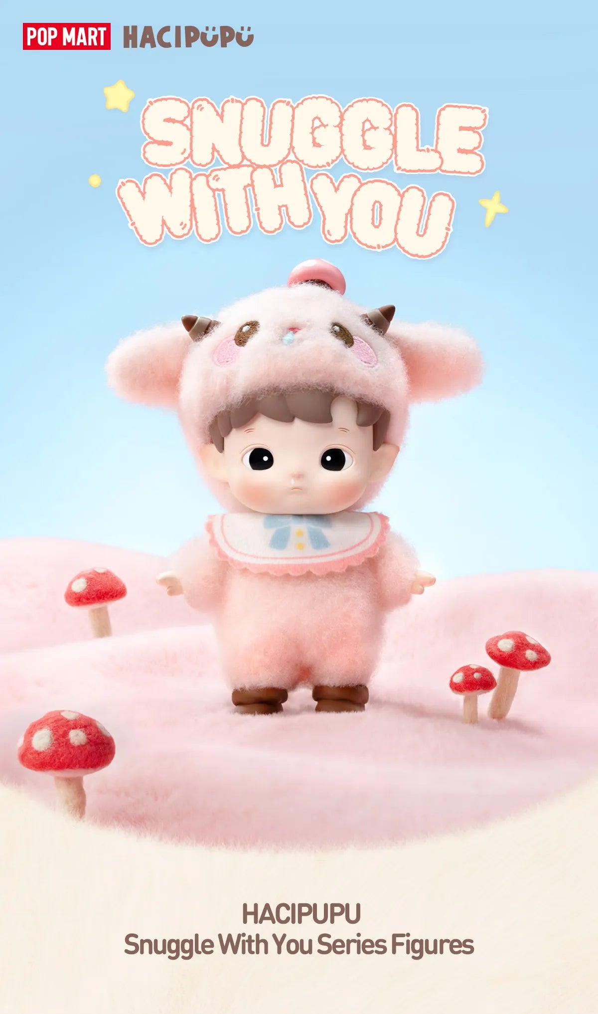 HACIPUPU Snuggle With You Series Figures - Baa Baa Sheep (Confirmed Style)