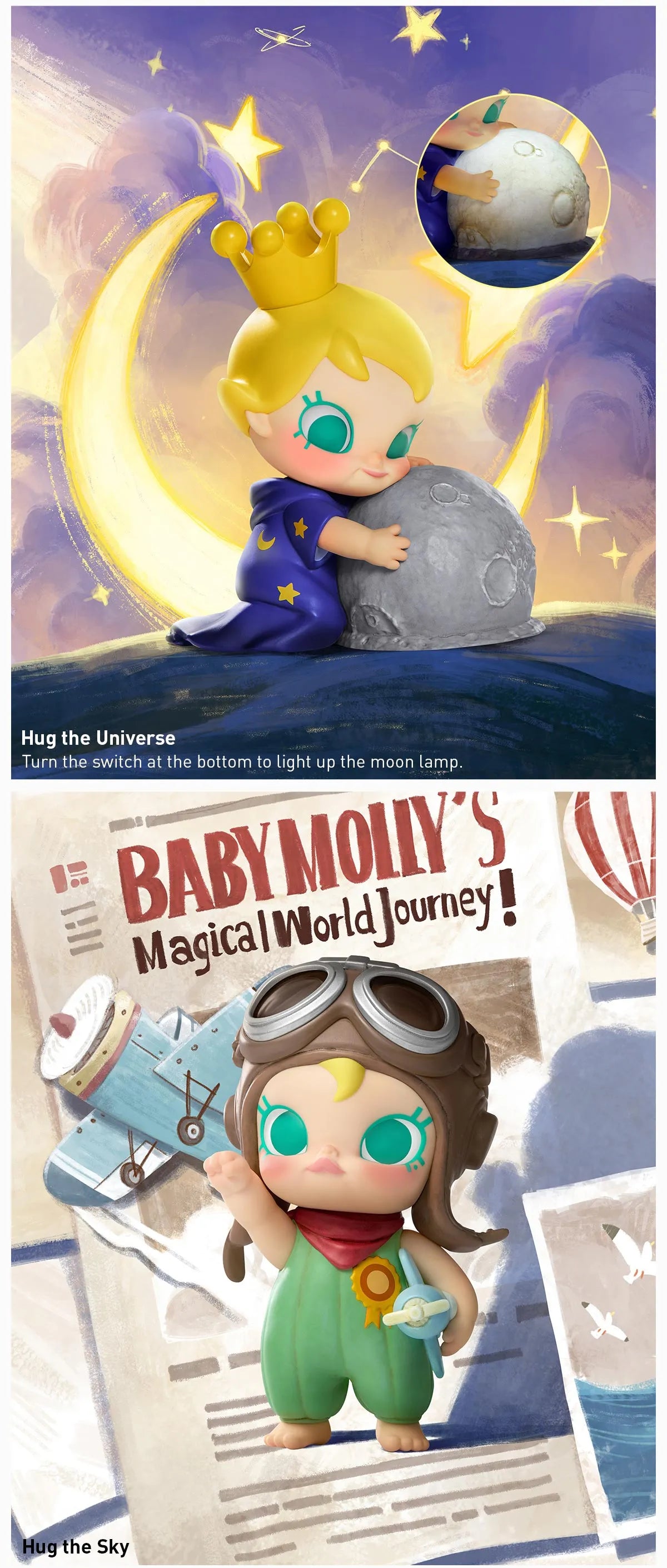 Baby Molly My Huggable Discovery Series Figures - Hug the Universe (Confirmed Style)
