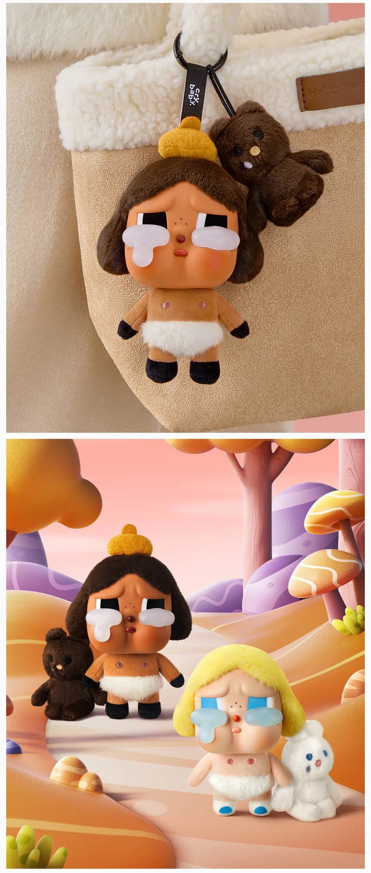 CRYBABY Crying Again Series-Vinyl Face Plush Blind Box (open box)