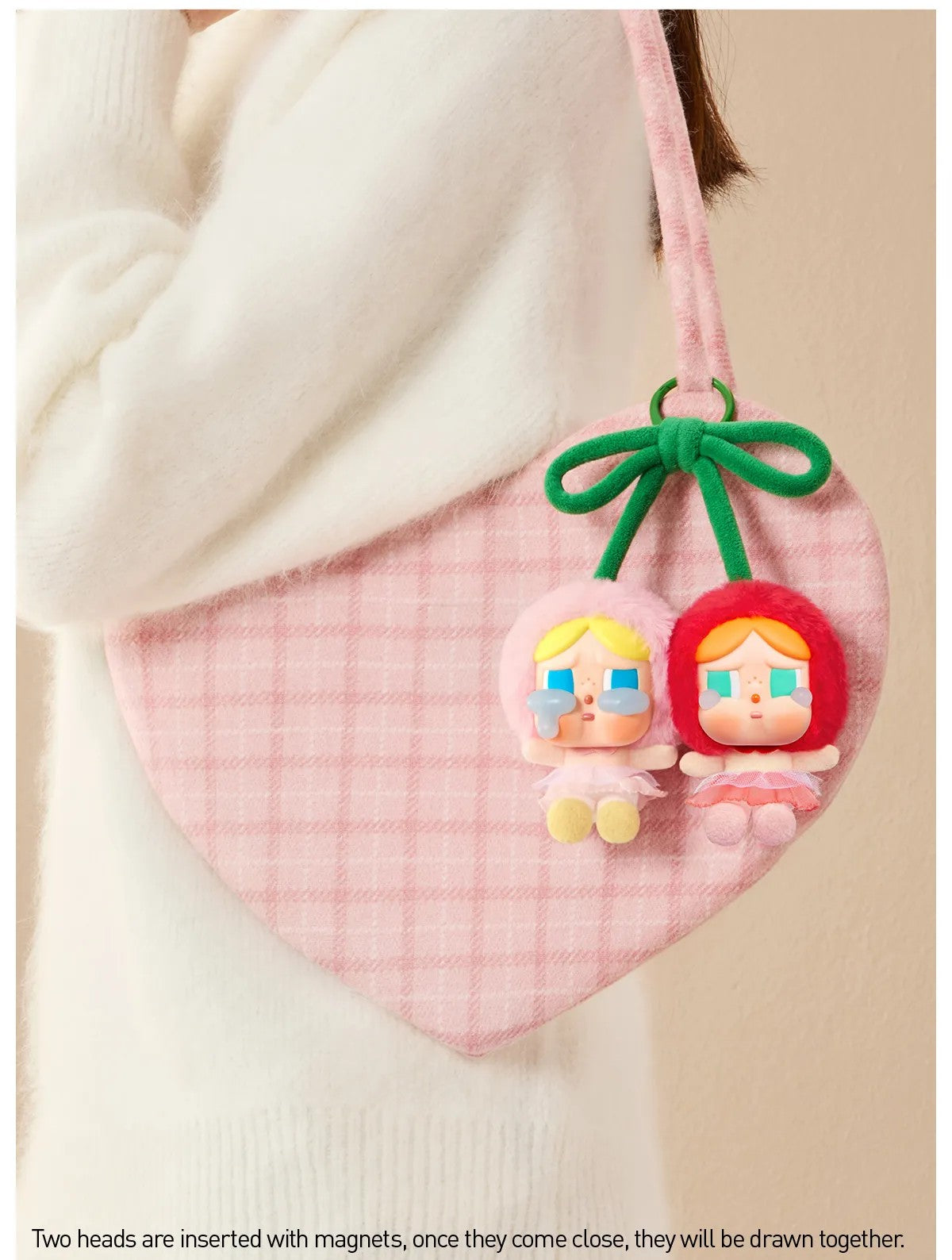 CRYBABY Crying For Love Series-Vinyl Plush Hanging Card (Love You Cherry Much)