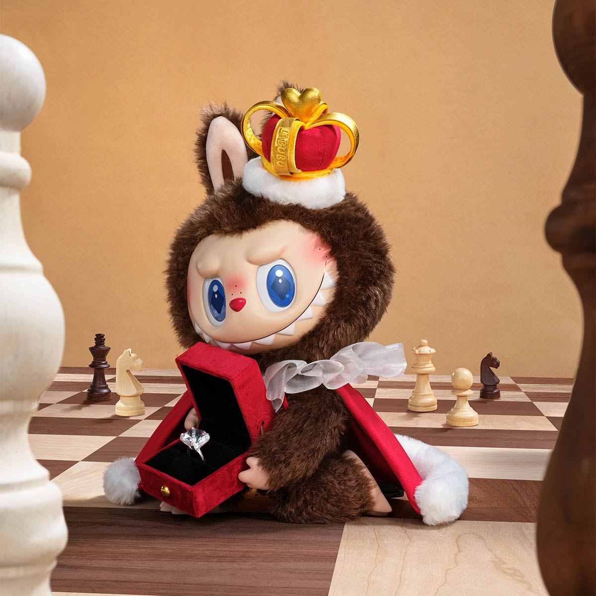 POP MART-THE MONSTERS Let's Checkmate Series-Vinyl Plush Doll