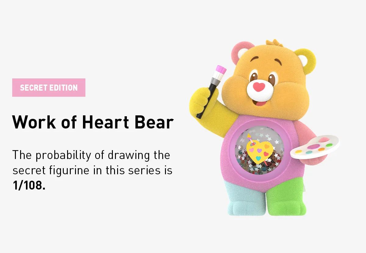 Care Bears Colorful Hugs Series Figures - One Blind Box