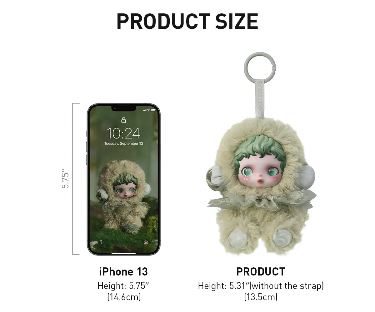 θSKULLPANDA L'impressionnisme Series Plush Doll - Windflower (Confirmed Style)