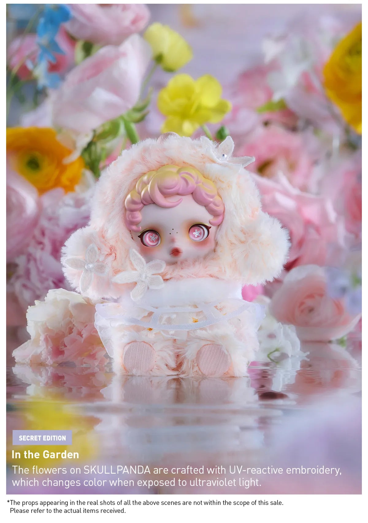 θSKULLPANDA L'impressionnisme Series Plush Doll - Windflower (Confirmed Style)
