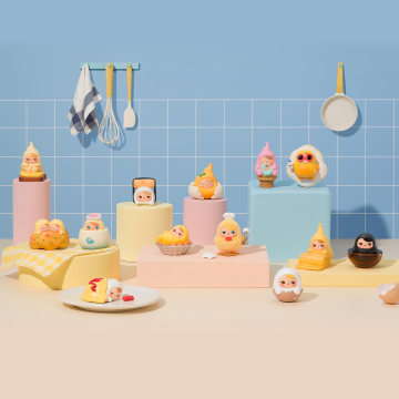 PUCKY Egg Beanie Series Figures - Whole Box of 12