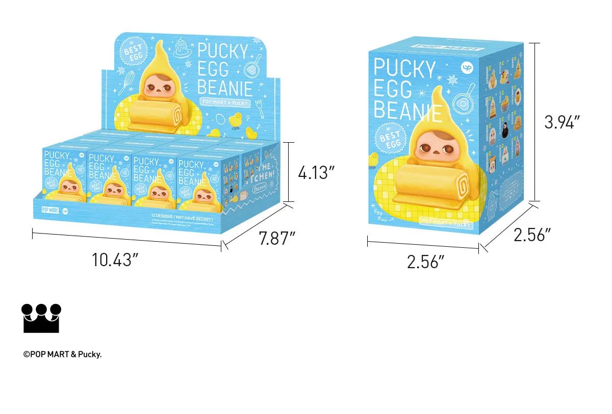 PUCKY Egg Beanie Series Figures - Tamago Sushi (Confirmed Style)