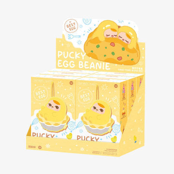 PUCKY Egg Beanie Series-Hand Towel Blind Box- SCRAMBLEDEGG TOAST (Confirmed Style)