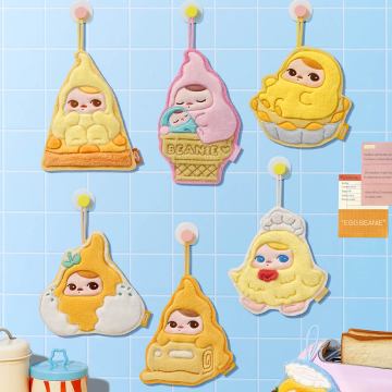 PUCKY Egg Beanie Series-Hand Towel Blind Box- SCRAMBLEDEGG TOAST (Confirmed Style)