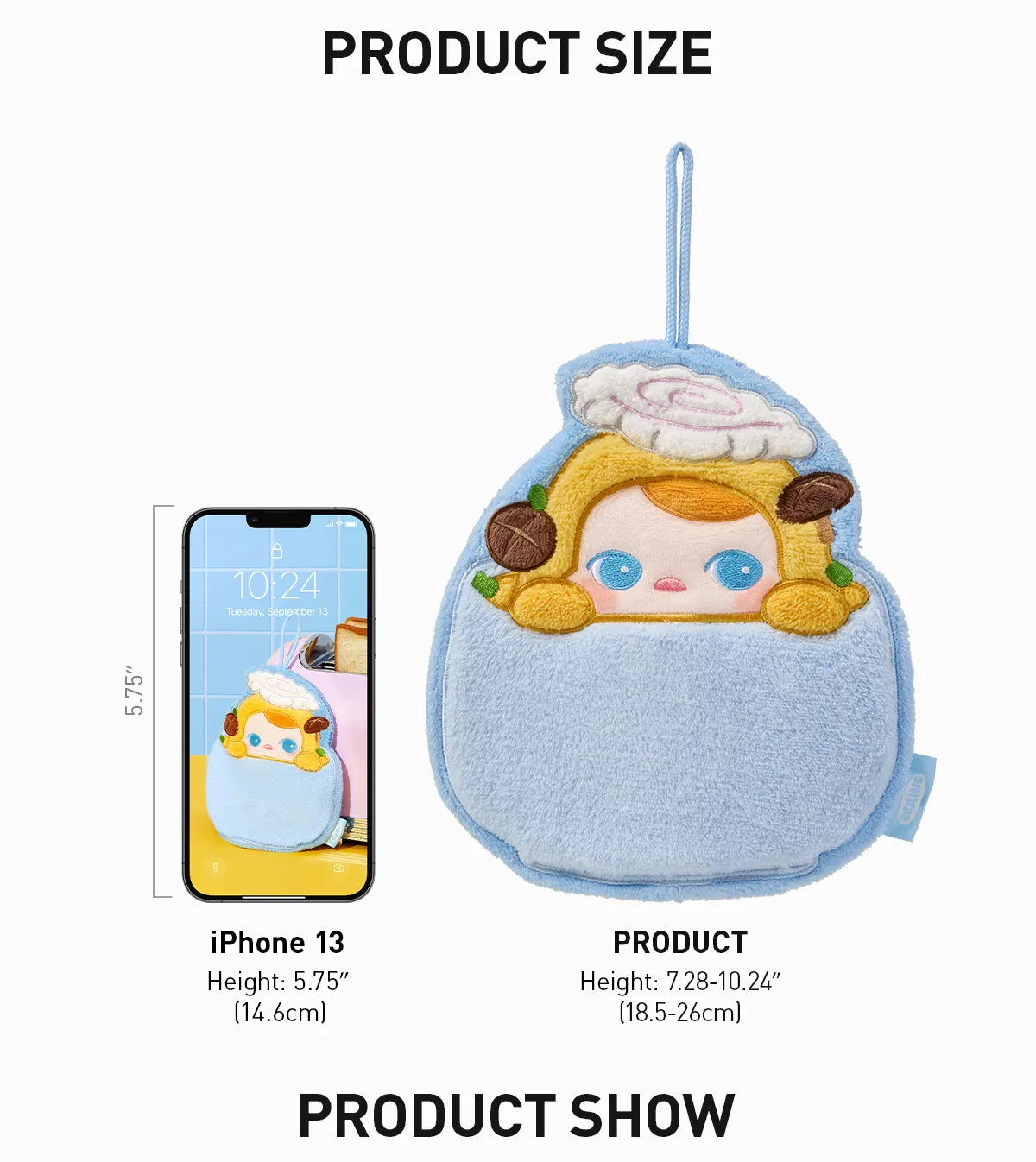 PUCKY Egg Beanie Series-Hand Towel Blind Box- SCRAMBLEDEGG TOAST (Confirmed Style)