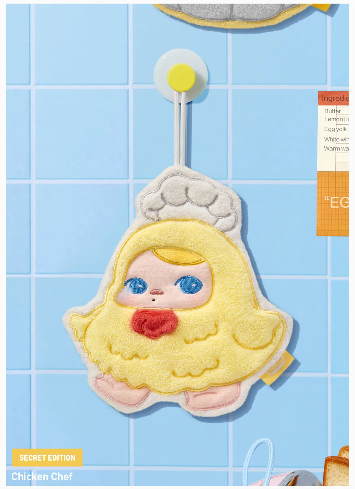 PUCKY Egg Beanie Series-Hand Towel Blind Box- SCRAMBLEDEGG TOAST (Confirmed Style)