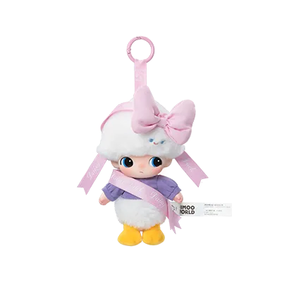 DIMOO WORLD x DISNEY Series-Vinyl Plush Keychain Blind Box (open box)