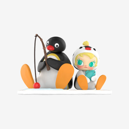 Baby Molly × Pingu Happy Fishing Series-Vinyl Plush Pendant Blind Box (open box)