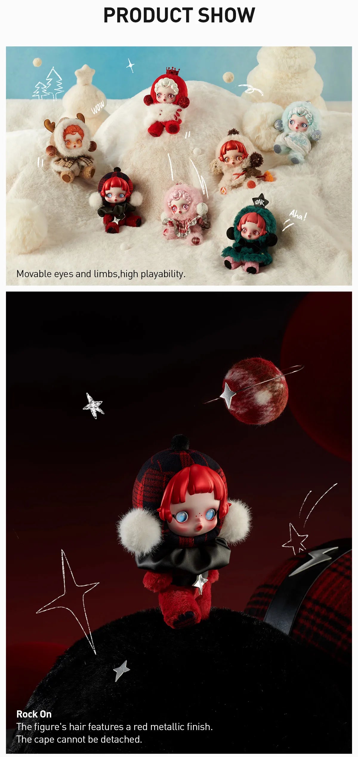 SKULLPANDA Winter Symphony Series Plush