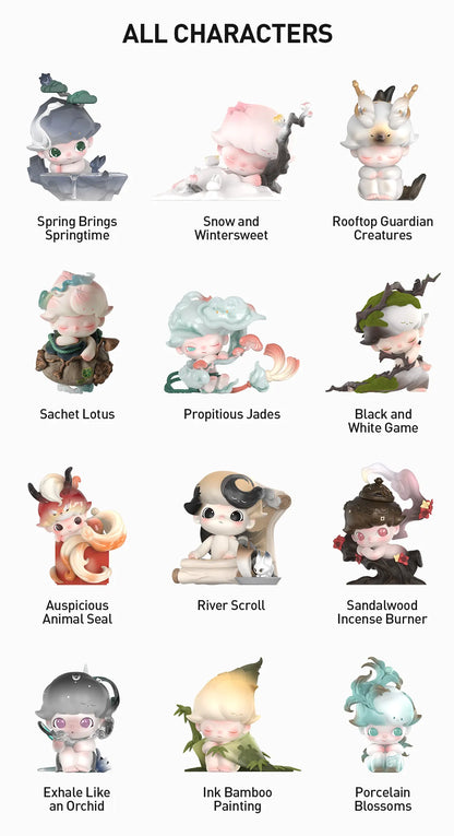 DlMOO Stories in the Cup Series Figures (open box)