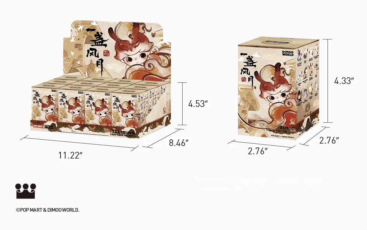 DlMOO Stories in the Cup Series Figures (open box)