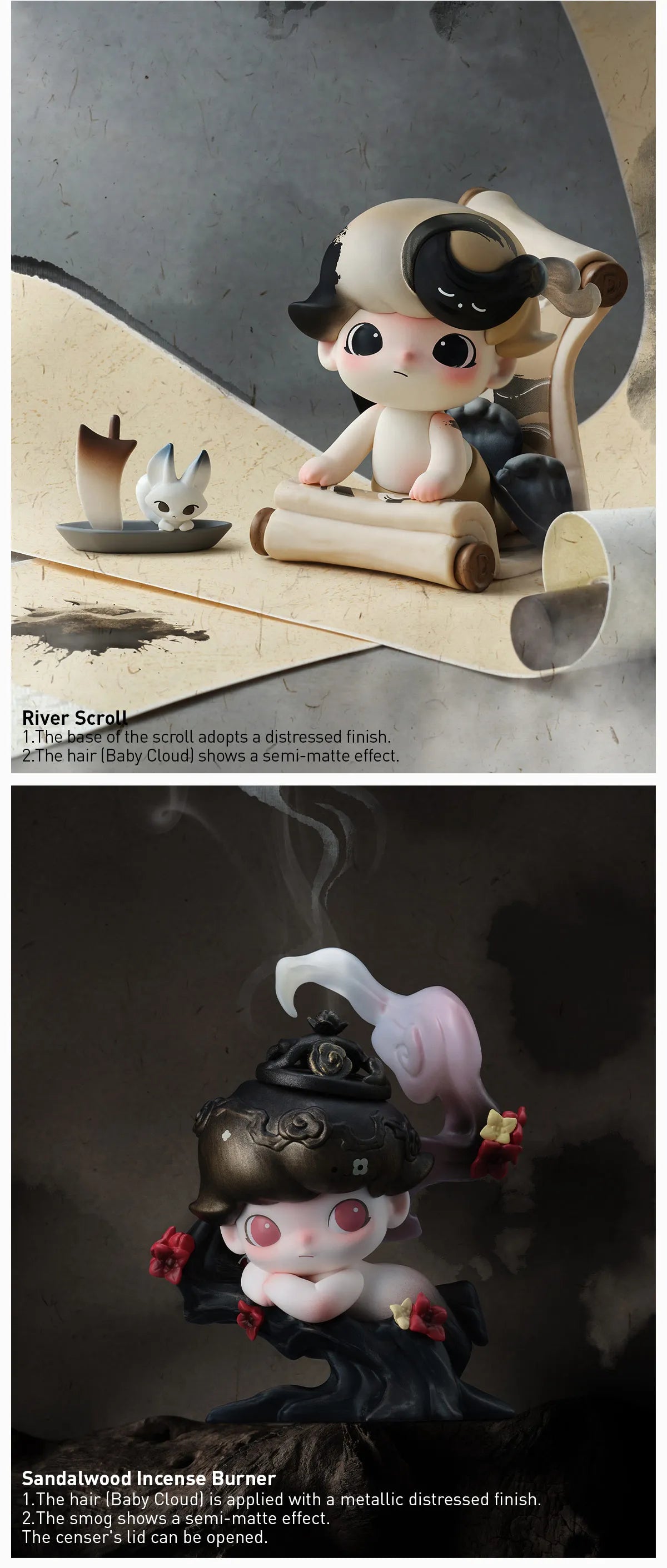 DlMOO Stories in the Cup Series Figures (open box)
