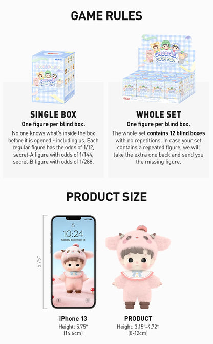 HACIPUPU Snuggle With You Series Figures - Grumpy Crocodile (Confirmed Style)