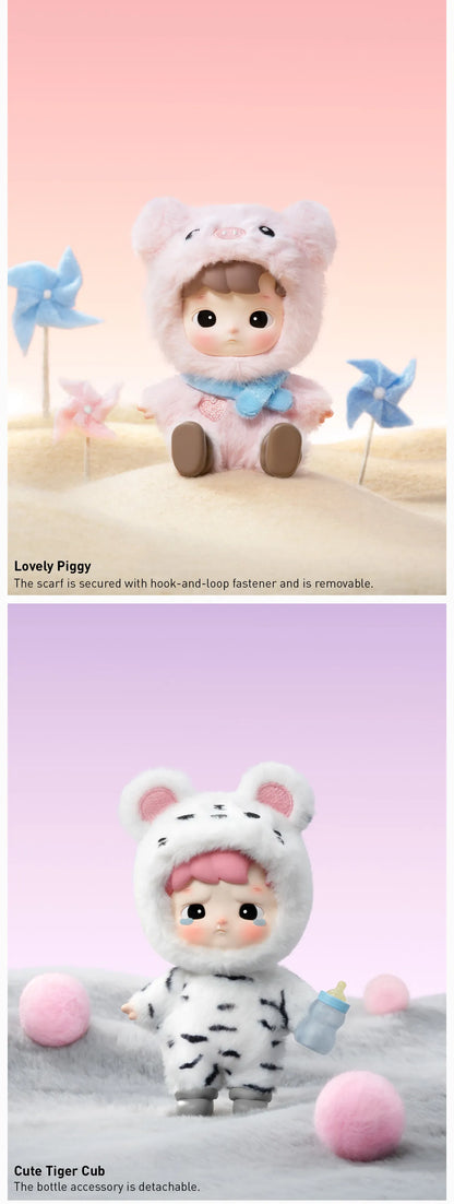 HACIPUPU Snuggle With You Series Figures - Cute Tiger Cub (Confirmed Style)