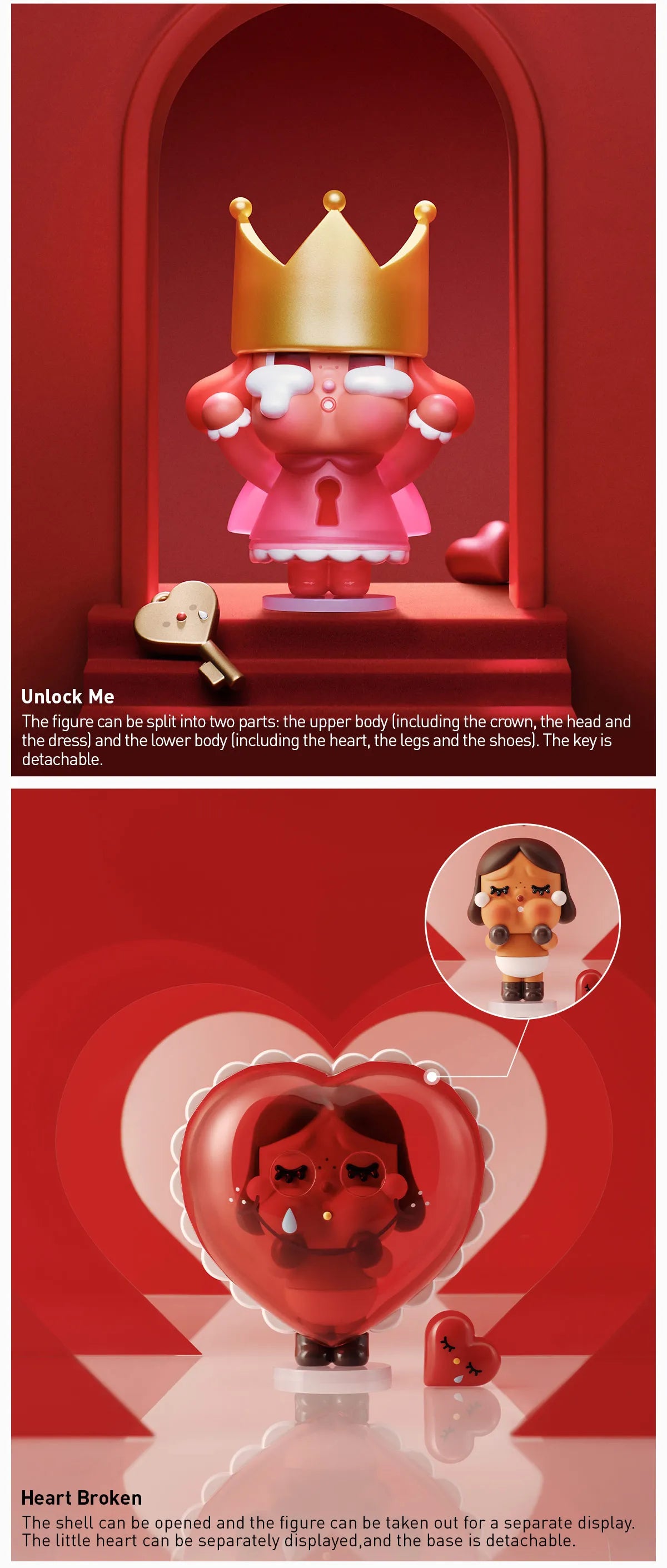 CRYBABY Crying For Love Series Figures (open box)