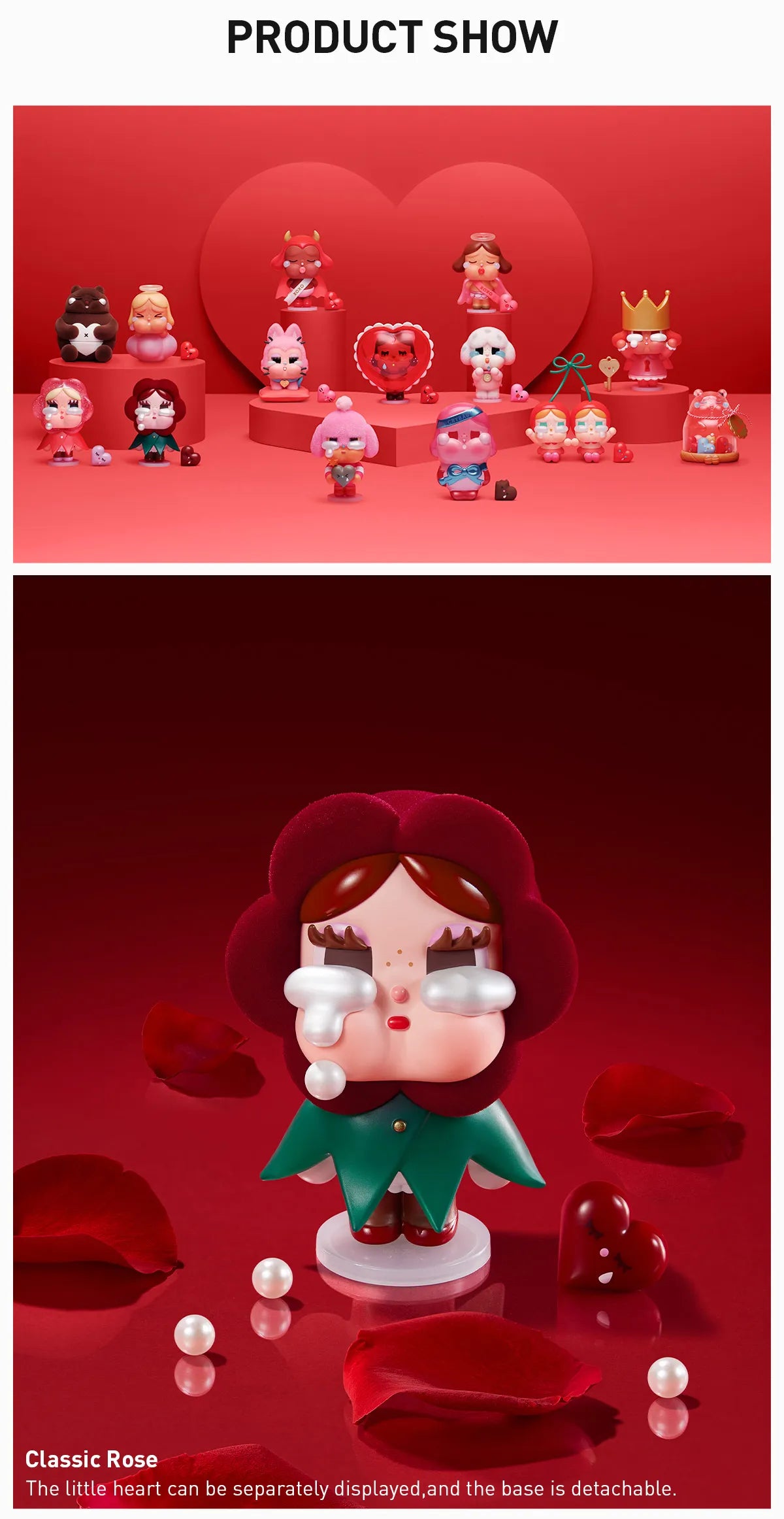 CRYBABY Crying For Love Series Figures (open box)