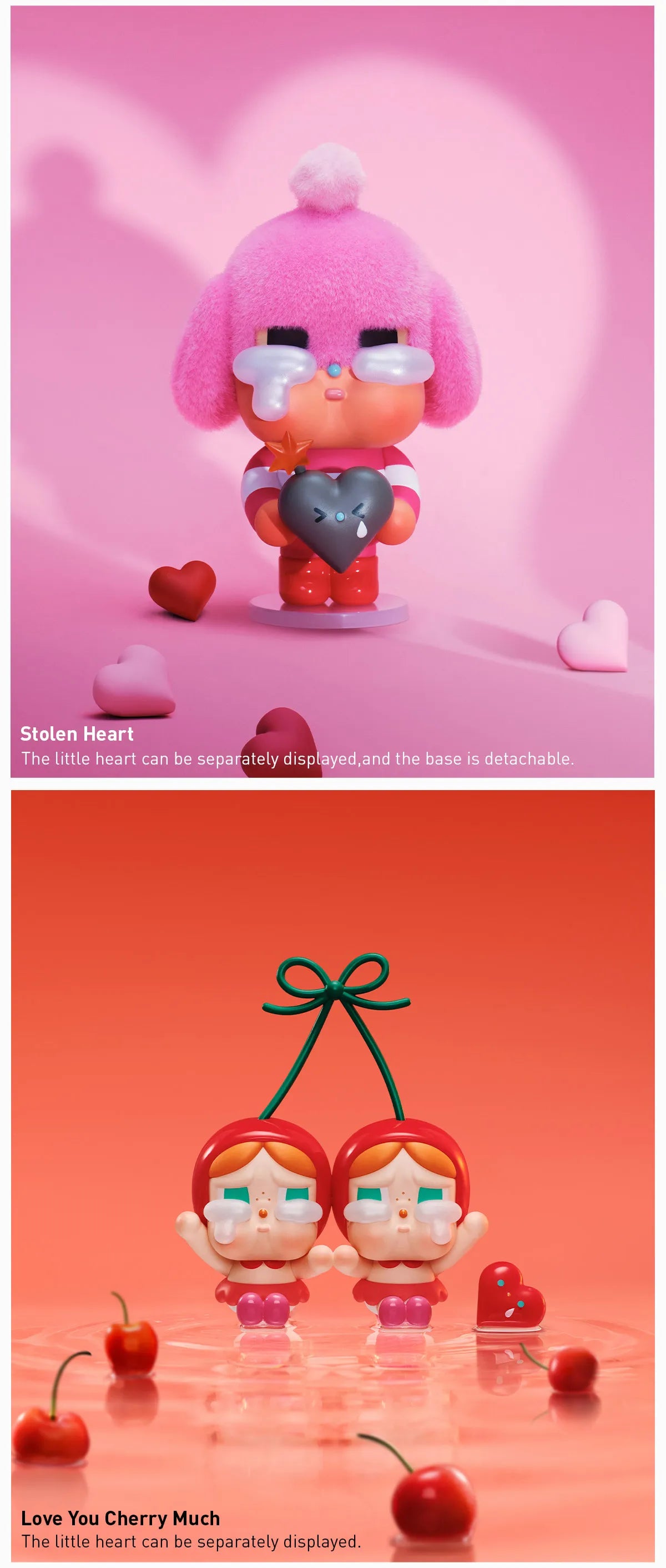 CRYBABY Crying For Love Series Figures (open box)