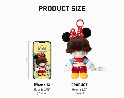 DIMOO WORLD x DISNEY Series-Vinyl Plush Keychain Blind Box (open box)