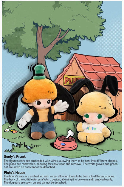 DIMOO WORLD x DISNEY Series-Vinyl Plush Keychain Blind Box (open box)
