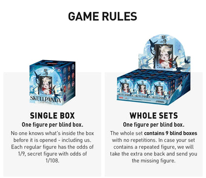 SKULLPANDA The Mirage Series Figures (open box)