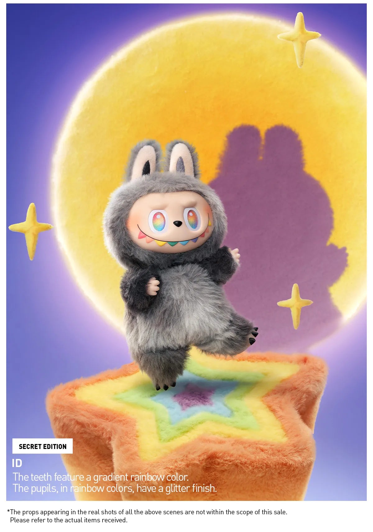 POP MART THE MONSTERS - Big into Energy Series-Vinyl Plush Pendant Blind Box - Happiness (Confirmed Style)