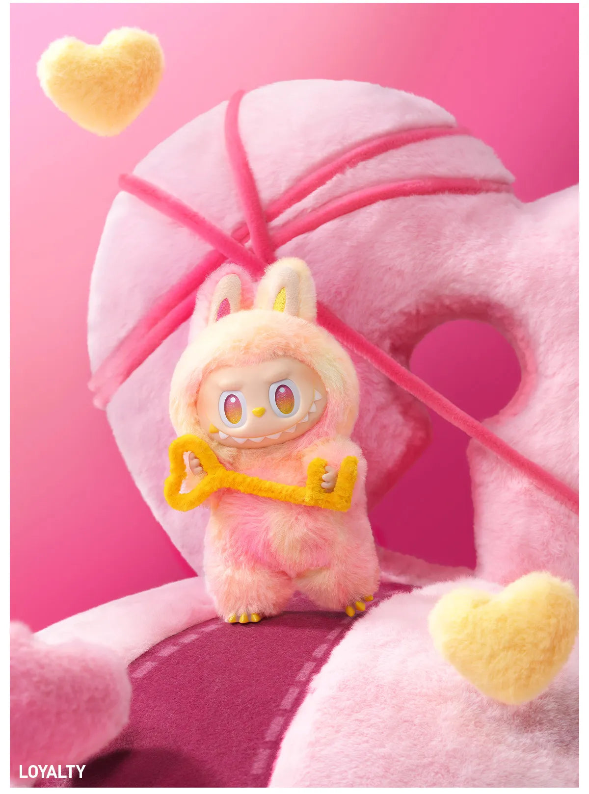 POP MART THE MONSTERS - Big into Energy Series-Vinyl Plush Pendant Blind Box - Happiness (Confirmed Style)