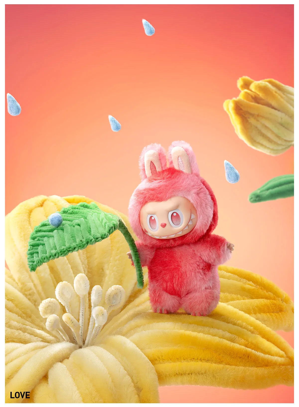 POP MART THE MONSTERS - Big into Energy Series-Vinyl Plush Pendant Blind Box - Happiness (Confirmed Style)