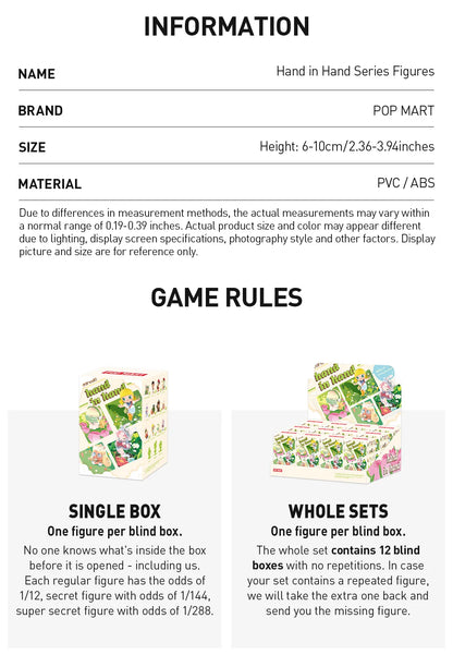 Pop Mart Hand in Hand Series Figures Figures - Trying to Think (Confirmed Style)