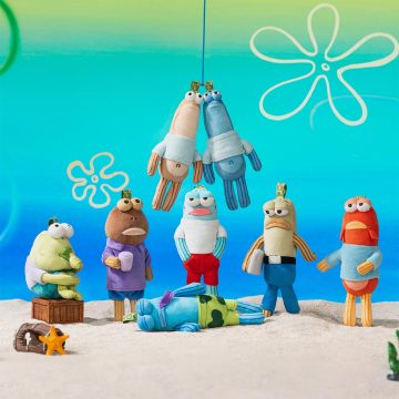 Bikini Bottom Buddies - Whimsical Plush - Flat Fish (Confirmed Style)