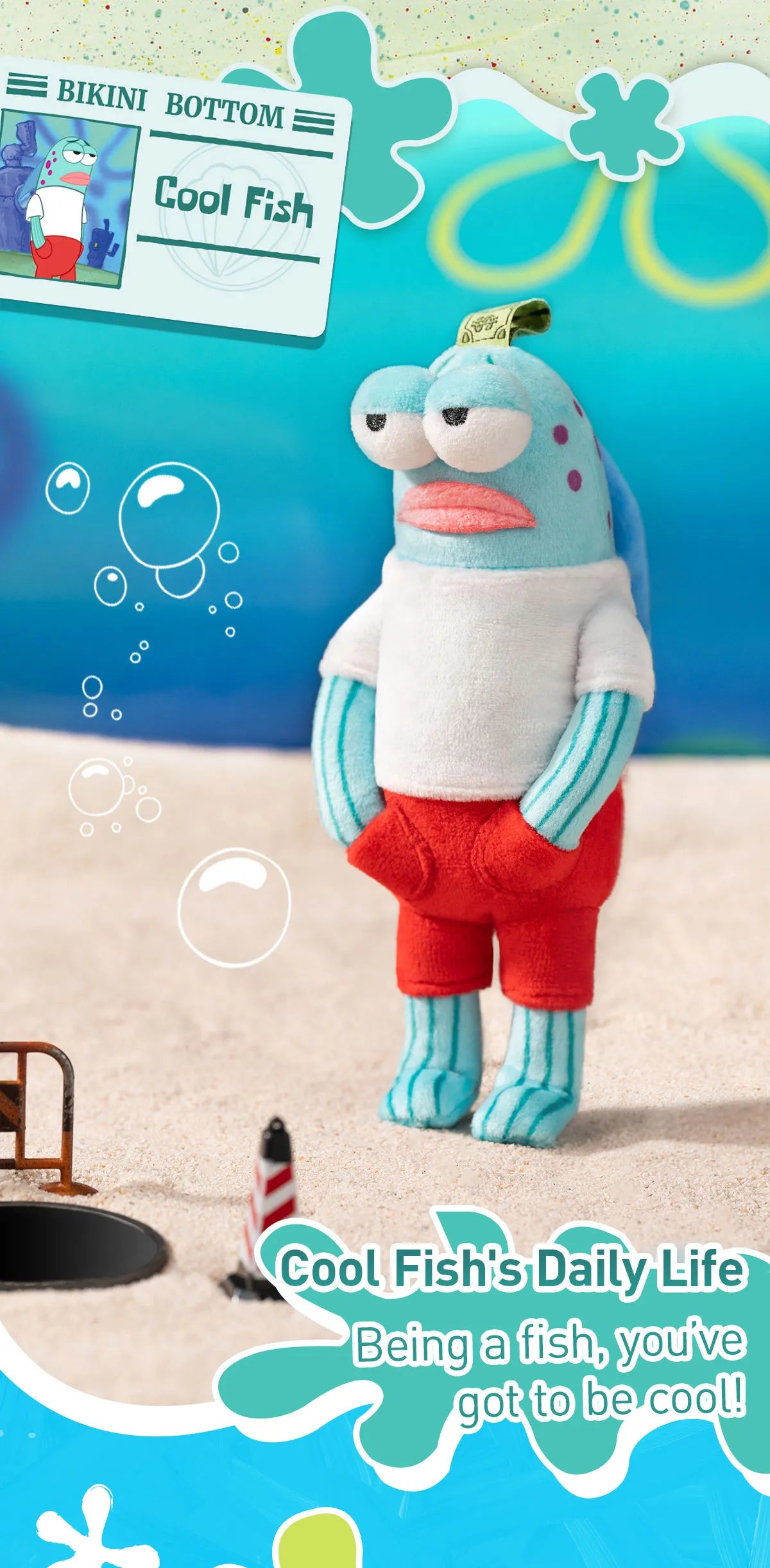 Bikini Bottom Buddies - Whimsical Plush - 1 Single Blind Box