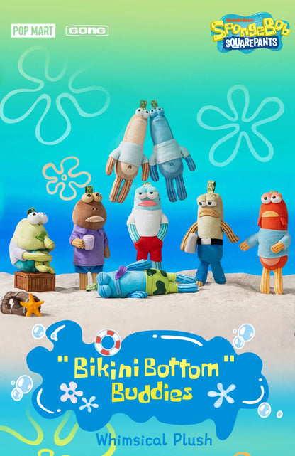 Bikini Bottom Buddies - Whimsical Plush - Flat Fish (Confirmed Style)