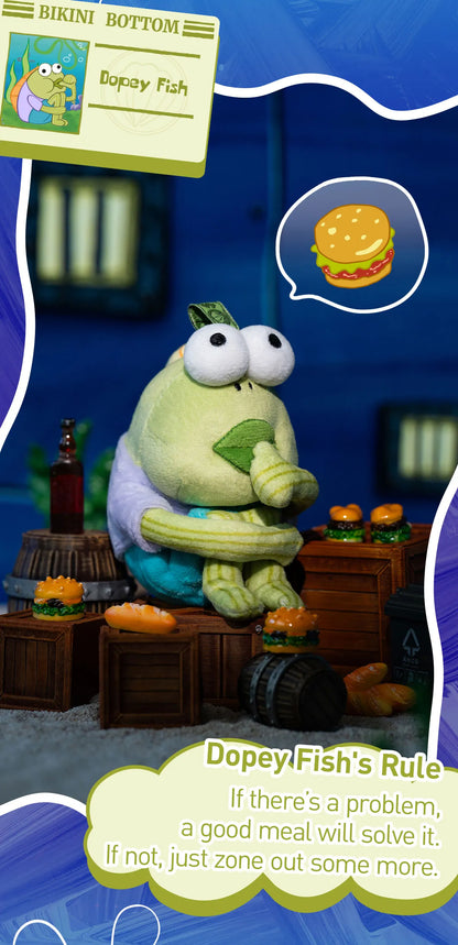 Bikini Bottom Buddies - Whimsical Plush - Flat Fish (Confirmed Style)