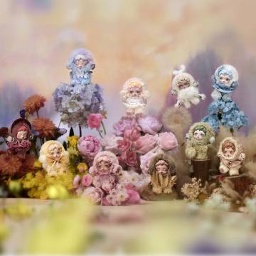 θSKULLPANDA L'impressionnisme Series Plush Doll - Windflower (Confirmed Style)