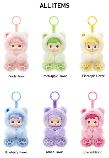 HACIPUPU Gummy Bear Series-Vinyl Plush Pendant Blind Box - Pineapple Flavor (Confirmed Style)