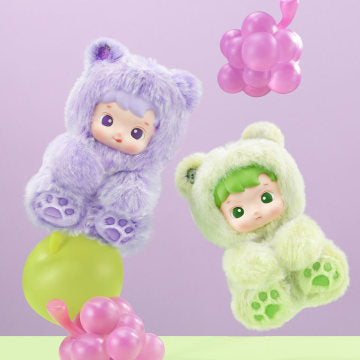 HACIPUPU Gummy Bear Series-Vinyl Plush Pendant Blind Box - Green Apple Flavor (Confirmed Style)