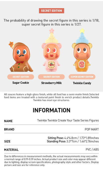 Twinkle Twinkle Create Your Taste Series Figures - B - One Blind Box