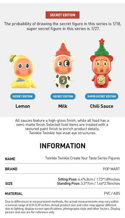 Twinkle Twinkle Create Your Taste Series Figures - A - Mustard (Confirmed Style)