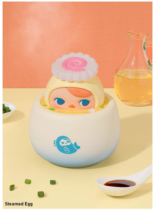 PUCKY Egg Beanie Series Figures - Steamed Egg (Confirmed Style)