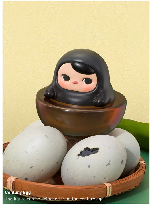 PUCKY Egg Beanie Series Figures - Century Egg (Confirmed Style)